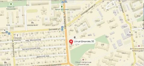 Карта воронежа переулок здоровья