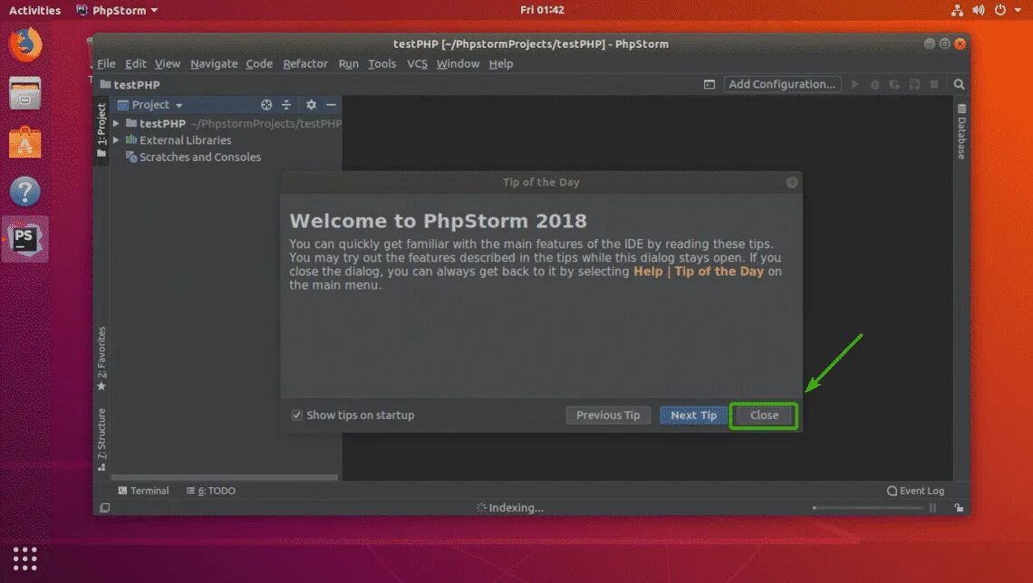 Активация phpstorm. Phpstorm linux. webstorm open terminal. php rector phpstorm. open terminal install.