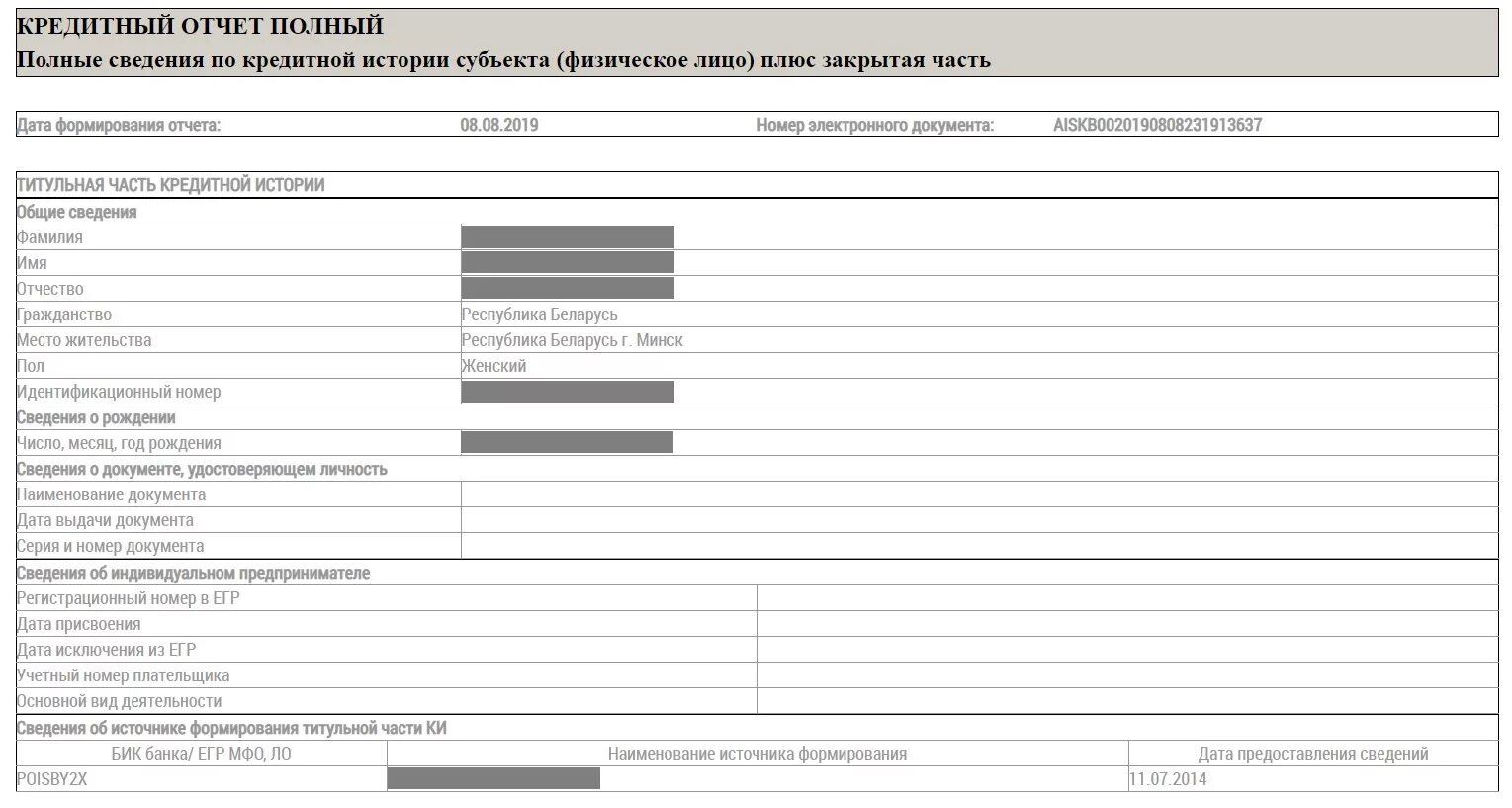Кредитный отчет. Отчет о кредитной истории. Отчет по кредитной истории. Кредитная история физического лица.