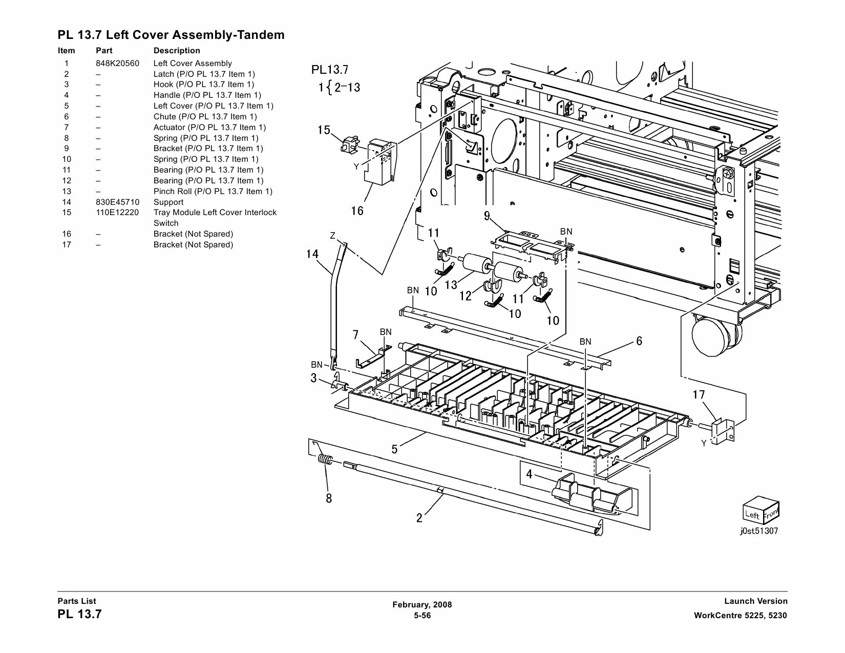 Part list