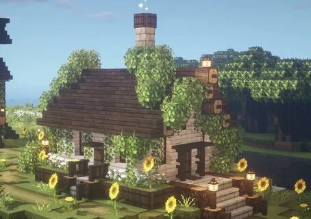 Cottagecore House In Minecraft.