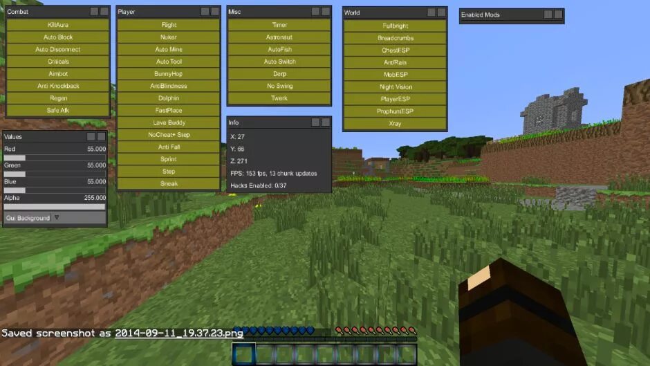 Minecraft читами мод меню. Minecraft читами мод меню