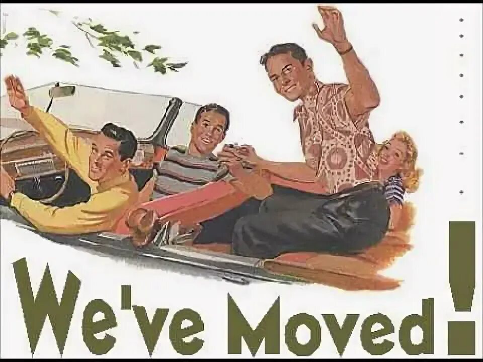 We ve just moved in next door
