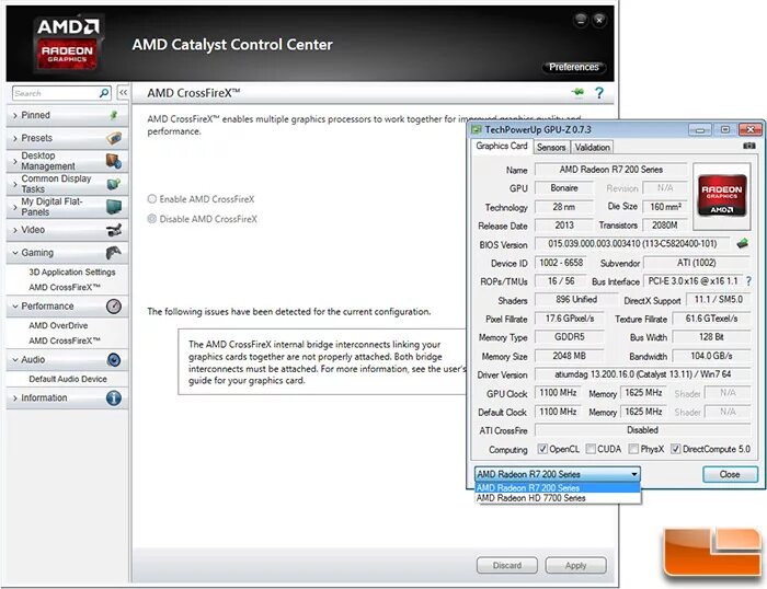 Crossfire в Catalyst Control Center. AMD r7 200 Series 1gb драйвер. AMD Radeon r7 200 Series драйвера. Драйвера для Radeon r200 Series 240.