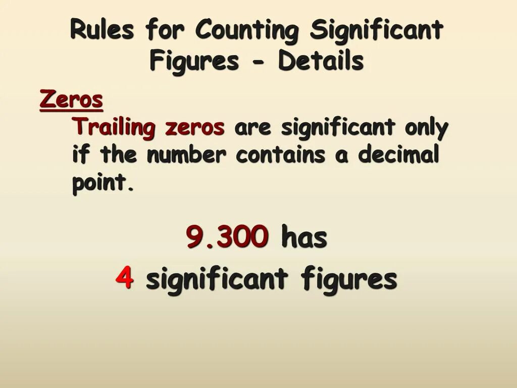 Significant count. Significant Figures. Trailing Zeros Formula. Trailing Zeros form. Details null