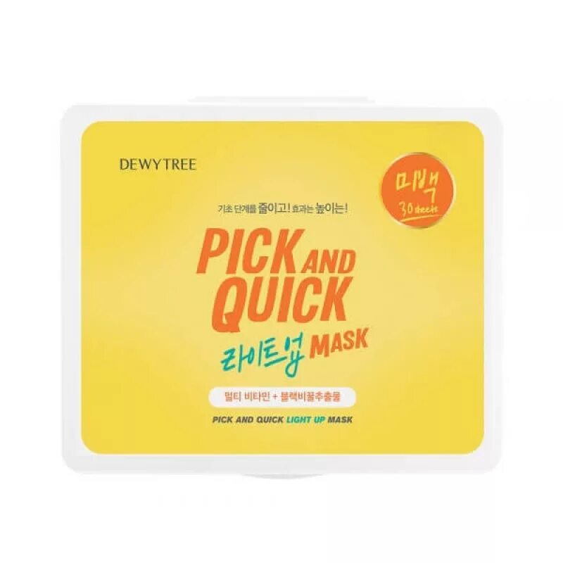 Quick pick. Dewytree маски 30 шт. pick up маска. pink and quick маска. [dewytree] тканевая маска minimal deep mask 1ea.