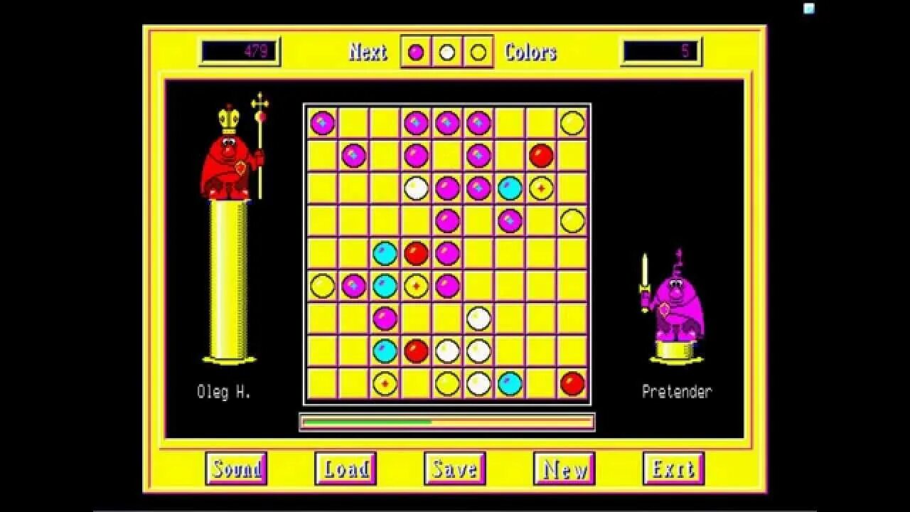 I color lines. Игра color lines 1992. цветные линии (1992). цветные линии - color lines 98. color lines dos.