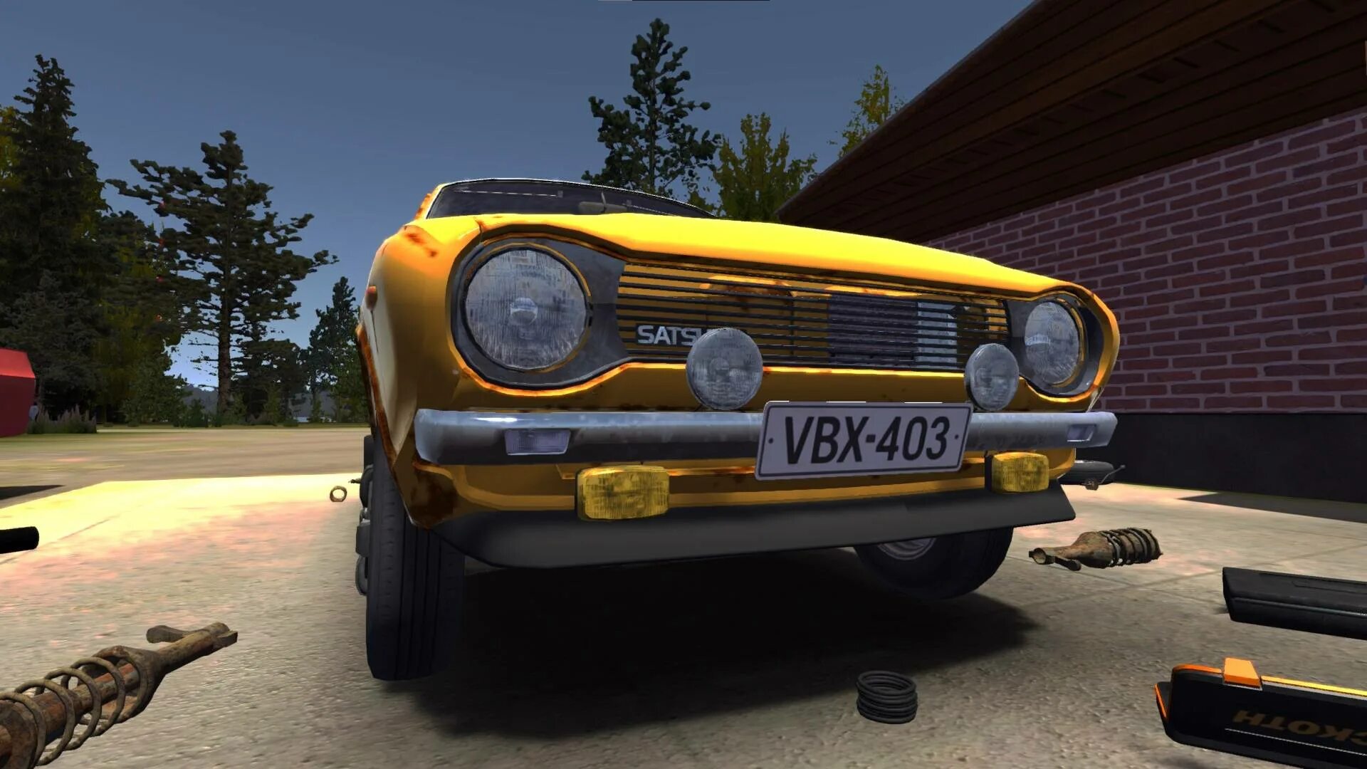 Новые фары my summer car. Мод май саммер кар задние фары. Фары май саммер. Май саммер кар лайт. Фары сатсума.