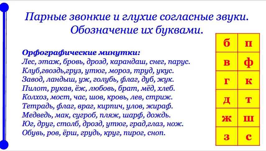 Парные согласные второй класс. Текст с парными согласными. Парные звонкие и глухие согласные карточки. Звонкие и глухие согласные примеры. Карточки по парным по глухости звонкости