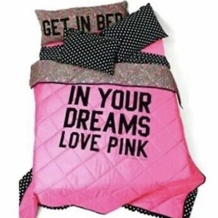 Lovely dreams. Трусы Victoria Secret Love Pink. Плед Victoria's Secret Pink.