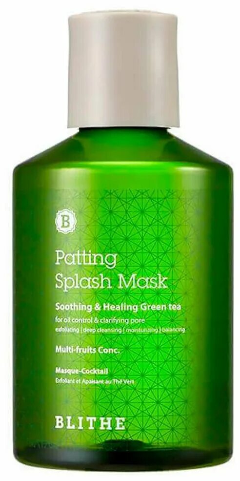 Green healing. Green healing. Листья джунгли. Blithe сплэш-маска для восстановления - soothing&healing green tea splash mask, 150мл. Энергия человека.