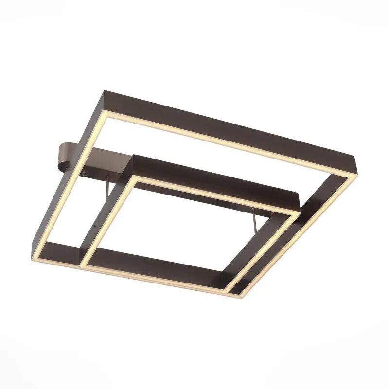Светильник светодиодный коричневый. Потолочная люстра st luce fanale sl597.402.06. st luce enigma sl258.402.03. lumin arte светодиодная люстра квадраты. светильник потолочный квадратный.