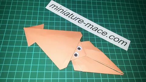 Игра кальмара из бумаги