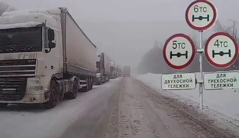 До какого числа закрыта дорога для грузовиков
