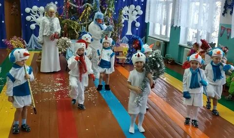 Танец снеговиков на новый год