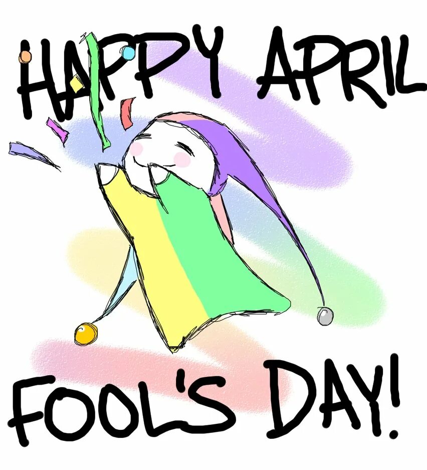 April 1 - April Fool's Day. Fools Day. Открытки April's Fool. Картинки к Fool`s Day.