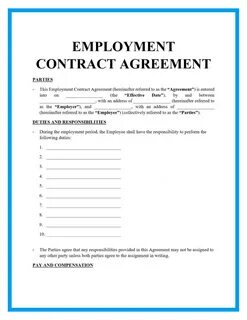 Job contracts