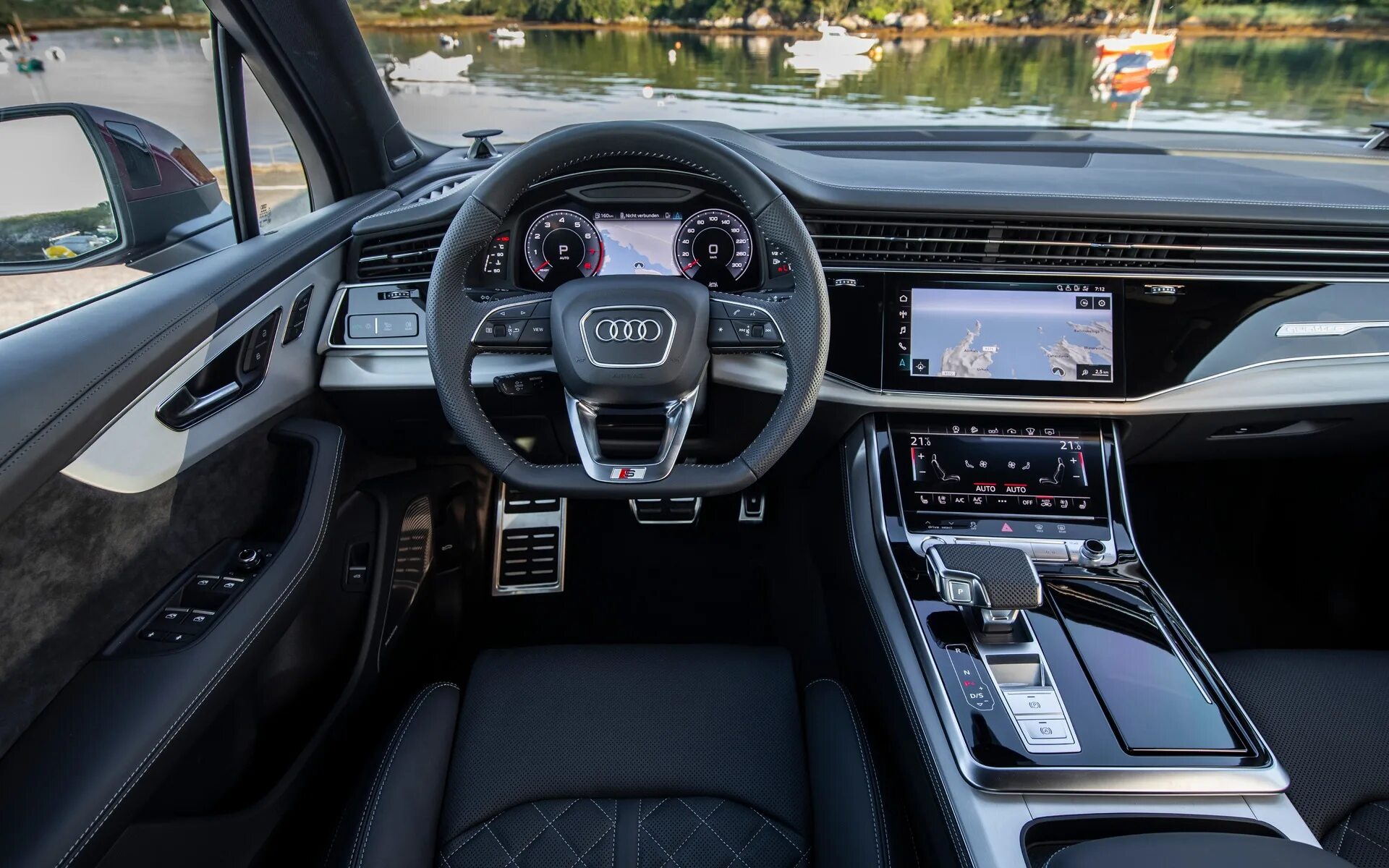 Ауди 2020 купить. Ауди q7 2020. Audi q7 2020 салон. Новый Ауди q7 салон. Audi q7 2021 Interior.