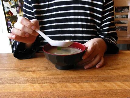I eating soup
