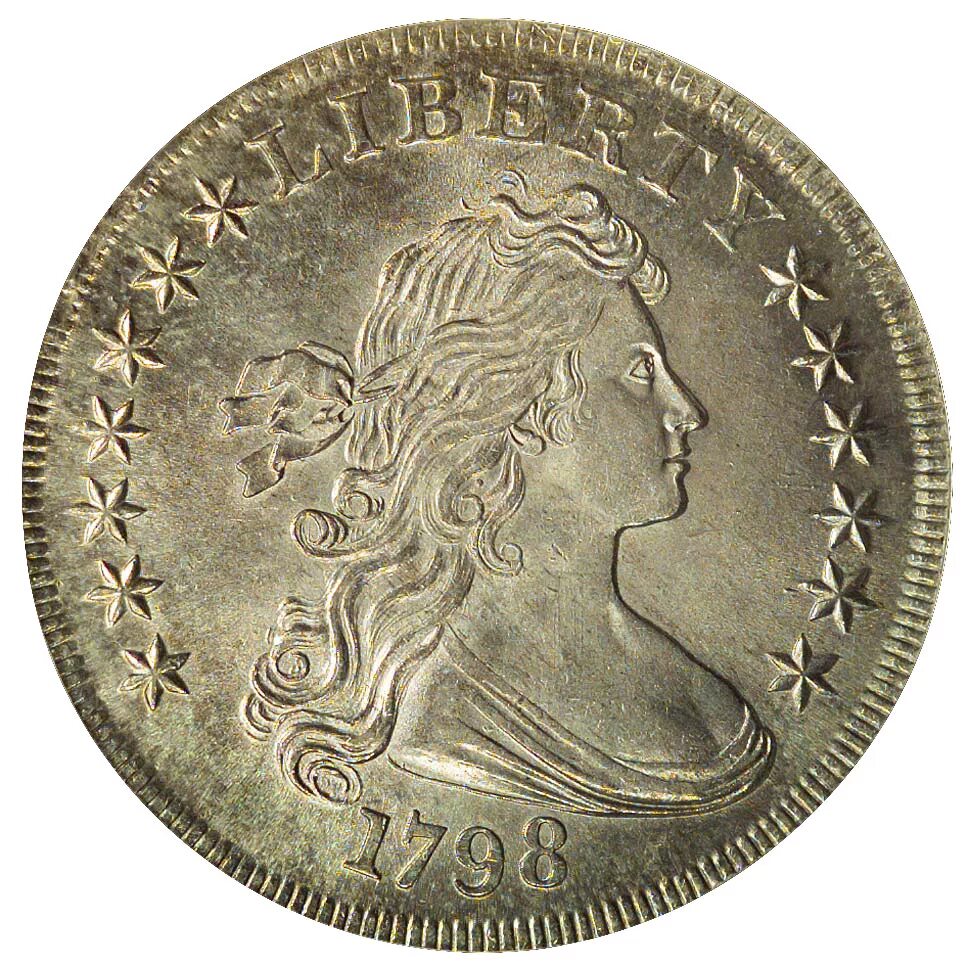 Сама дорога монета. Draped bust dollar. серебряный доллар 1794 года,. самые дорогие монеты. самая дорогая монета в мире.