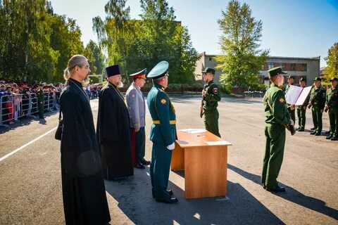Присяга в казанском танковом училище