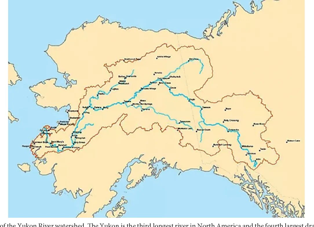 В какой океан впадает река юкон. Река Юкон на карте. Исток реки Юкон. Река Юкон на карте Северной Америки. Река Юкон на карте США.