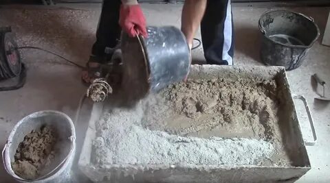 Как развести цемент для штукатурки с песком