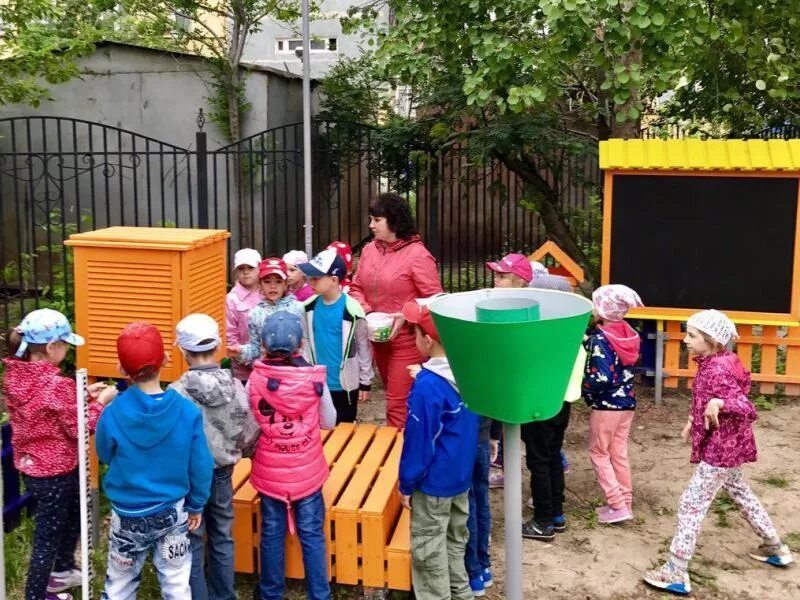 Метеоплощадка в детском саду. Метеостанция в детском саду.