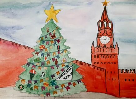 Рисунок кремля 2 класс