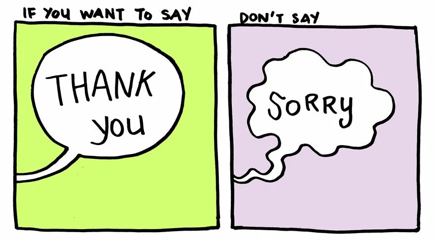 I want to say. Say thank you. Say. Thank you sorry. Saying thanks.