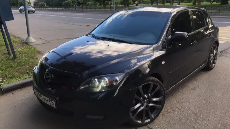 Примеряем диски от RX-8 на Мазду 3 - Mazda 3 (1G) BK, 1,6 л, 2008 года колёсные 