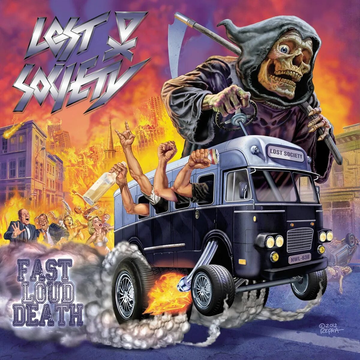 Last society. Lost Society - fast Loud Death (2013). Lost Society альбом fast Loud Death. Lost Society fast Loud Death обложка.