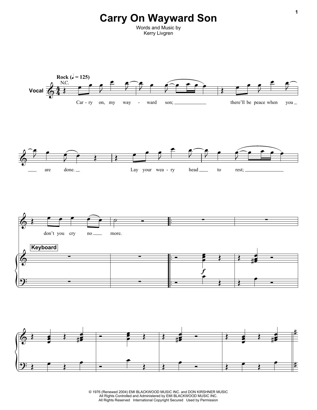 Нот сын. Carry on my wayward son ноты для фортепиано. сверхъестественное ноты carry on wayward son. kansas carry on my wayward son ноты для фортепиано. kansas - carry on wayward son ноты.