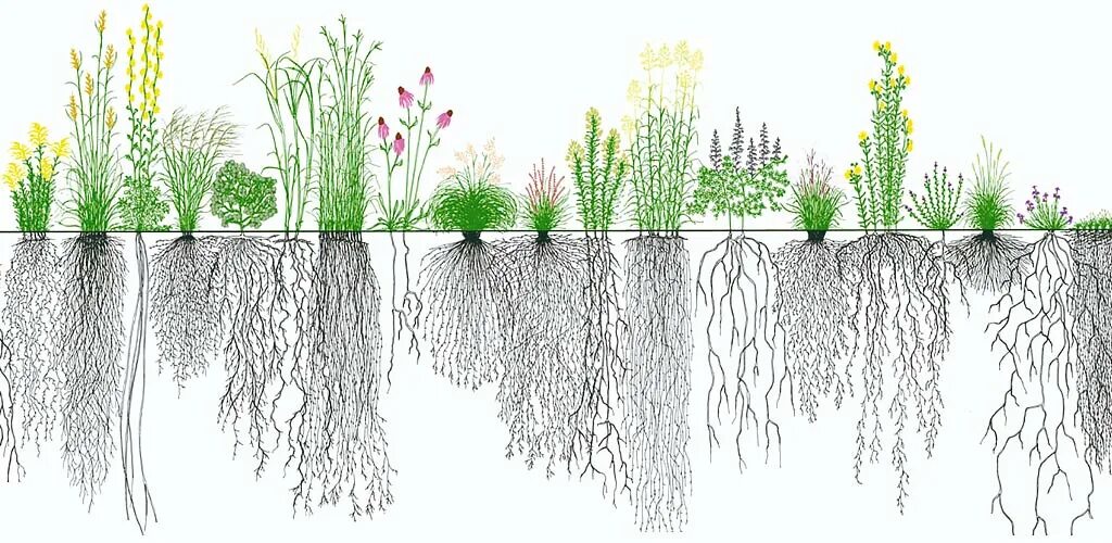 Небольшая корневая система. Корни сидератов. Растения с глубокой корневой системой. Растения с разными корневыми системами.