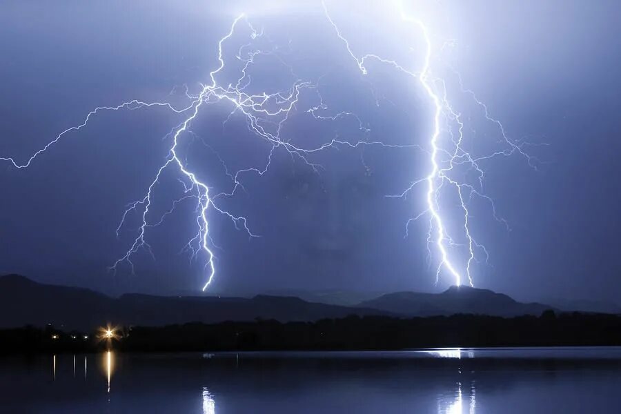 Which is true about lightning storms