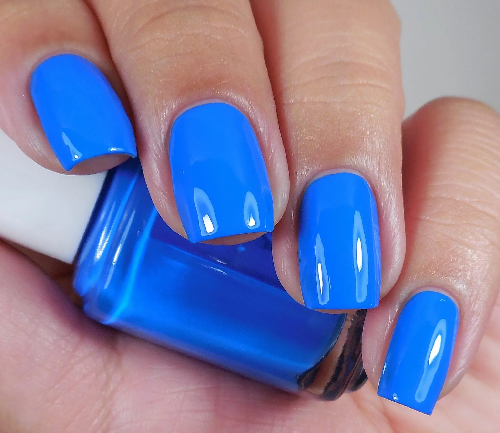 Nail polish, Bright nails, Blue nail polish