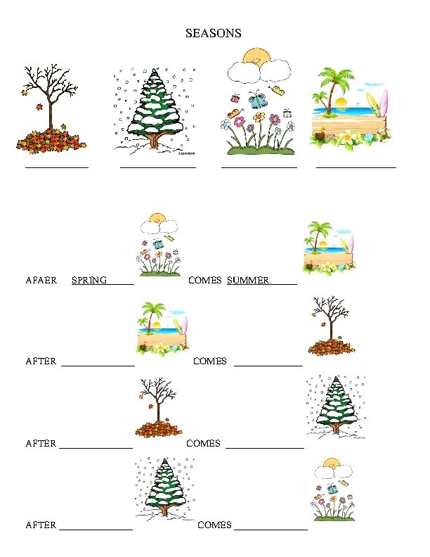 Seasons for Kids задания. Упражнения по английскому Seasons. Задания по английскому времена года.