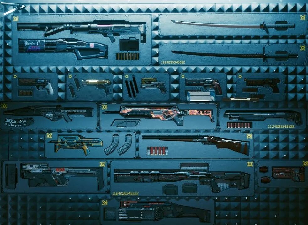 Тайник фигуриста cyberpunk. Cyberpunk 2077 all weapons. cyberpunk 2077 оружейная комната. культовое оружие cyberpunk. секретное оружие киберпанк.