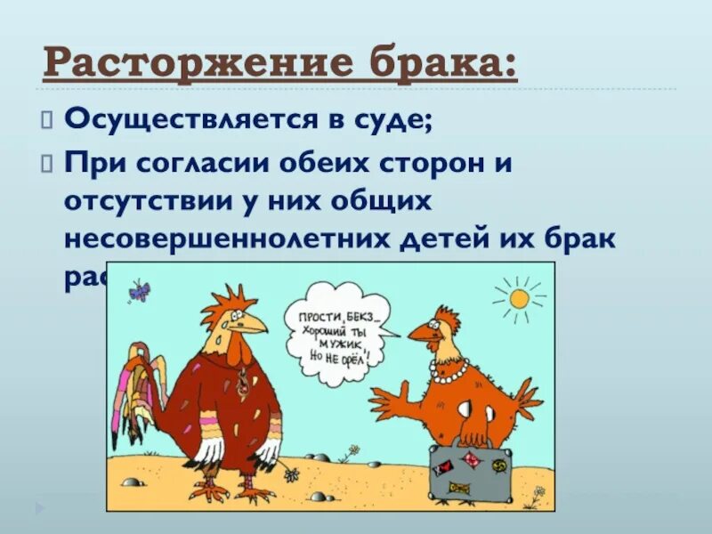 Развод может быть осуществлен только судом. Расторжение брака ОБЖ. Как осуществляется расторжение брака ОБЖ. Прекращение брака ОБЖ. Как осуществляется расторжение брака ОБЖ кратко.