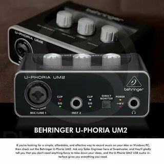 Behringer um2 драйвер
