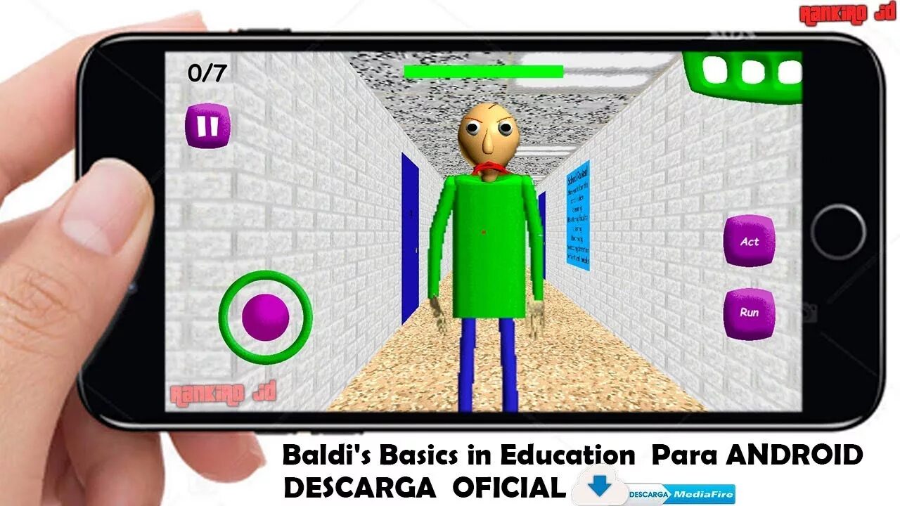 БАЛДИ на андроид. Baldi s Basics. Baldi s Basics Education. Baldi's Basics Android. Балди плюс версия
