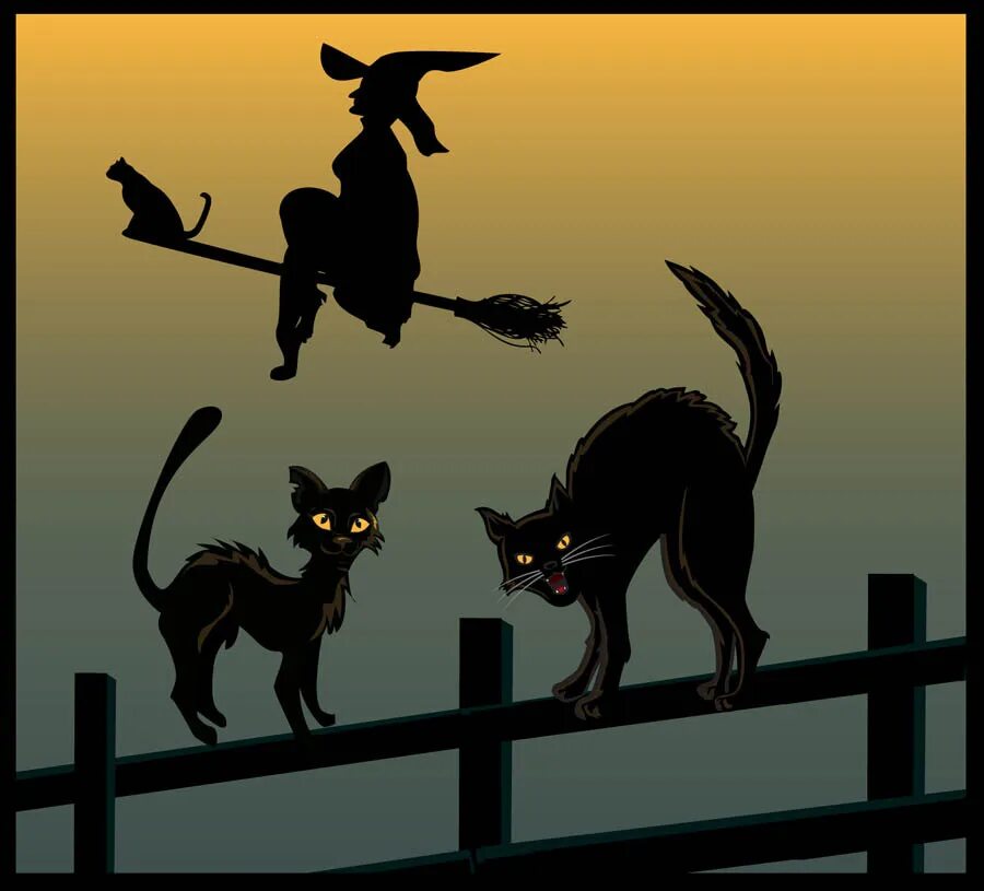 ведьма с котом. черный кот ведьмы. котик ведьма. ведьма с котом. черный кот ведьмы.