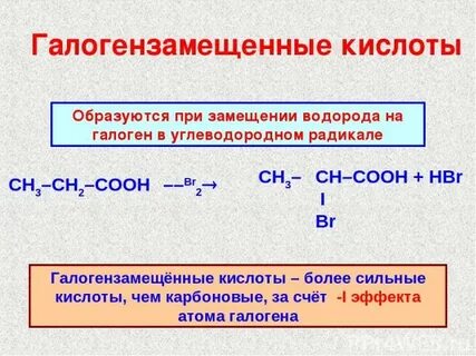 Замещение водорода