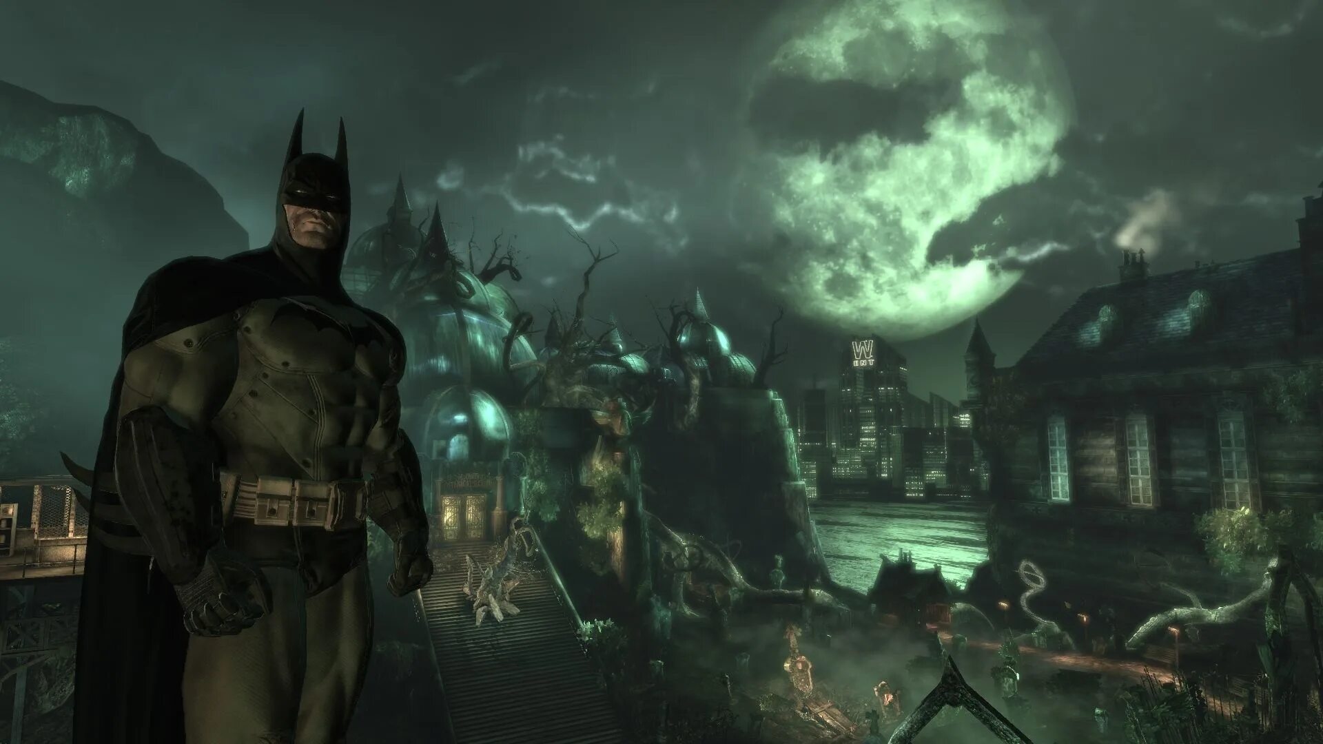 Аркхем. Batman: Arkham Asylum. Batman Arkham Asylum 2008. Бэтмен Аркхем Элизиум. Bat,am Arkham Asylum.