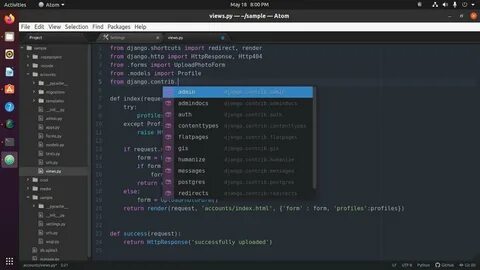 Atom python