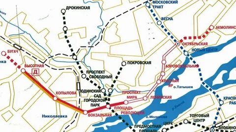 Карта метро красноярск