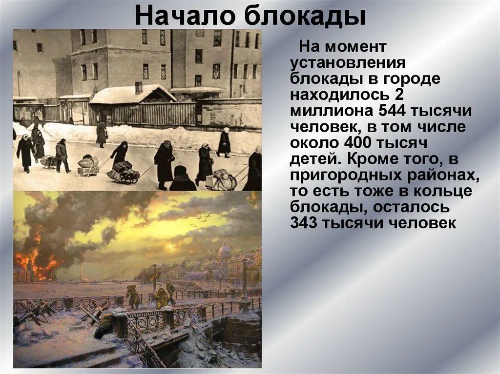 Блокада россии в годы. Блокада 8 сентября 1941. Блокадный Ленинград начало блокады. 8 Сентября 1941 начало блокады Ленинграда. Блокада Ленинграда презентация.