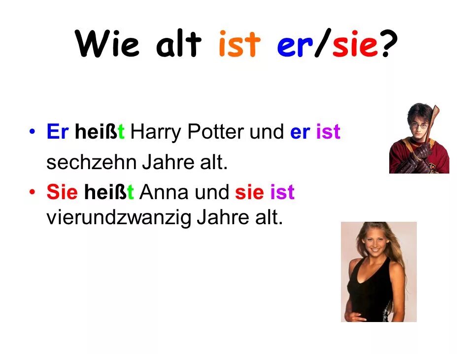 Sie ist alt