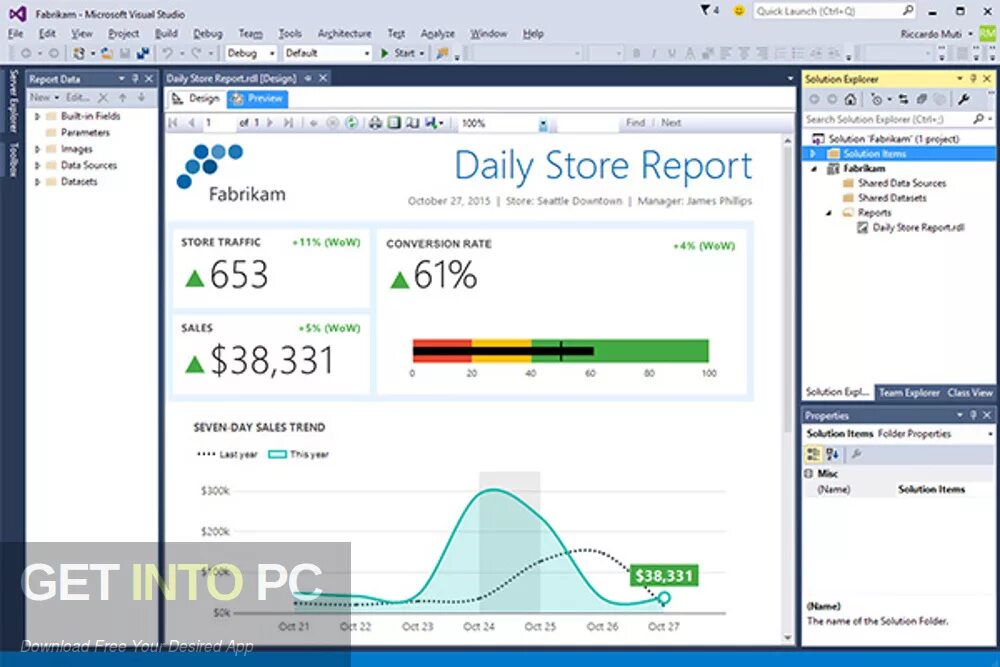 Visual studio offline. Report server visual studio. chart visual studio. crystal reports for visual studio. reporting services visual studio.