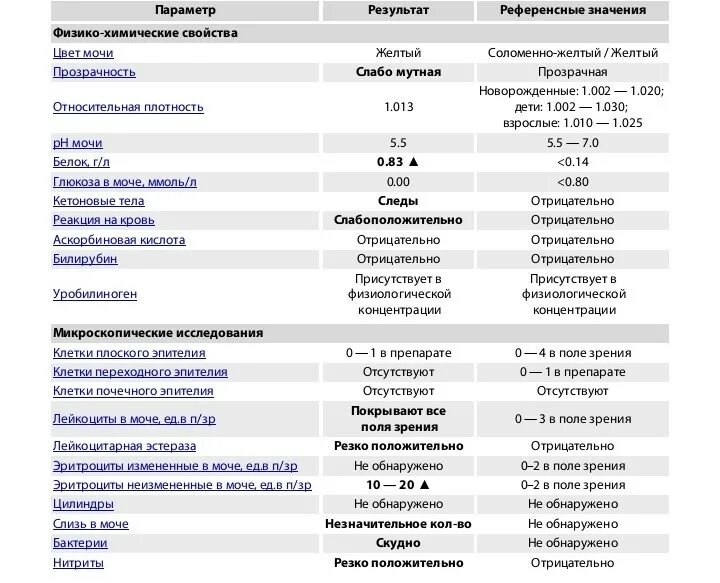 Лейкоциты при пиелонефрите